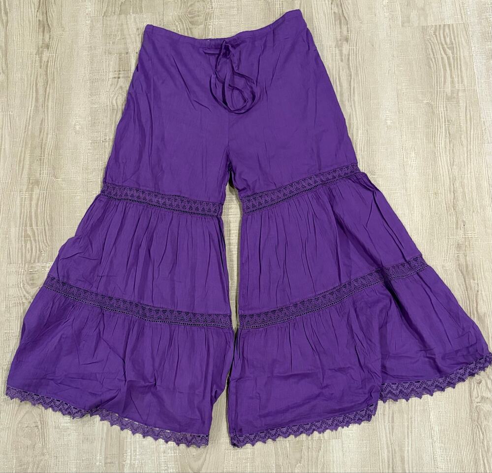 NWT Advanced Apparel Women’s Palazzo Purple Wide Leg